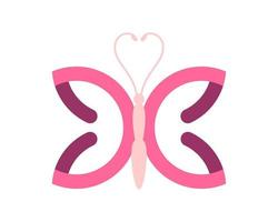 Abstract beauty flying butterfly vector