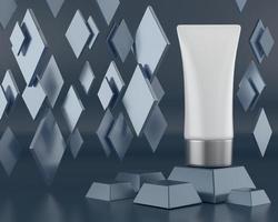 un tubo exprimidor para aplicar cremas o cosméticos.