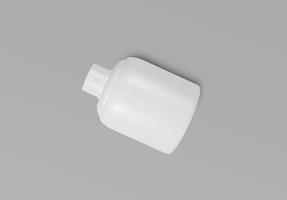 Realistic plastic bottle. Mock Up Template photo