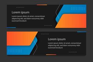 Abstract Web banner design background or header Templates, minimal concept. vector