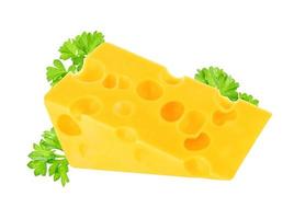 Cheese, pieces of swiss emmental photo