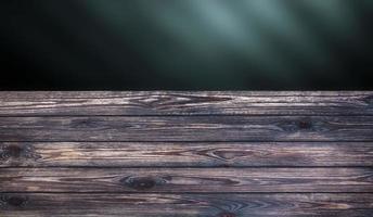 Dark wooden table for product photo