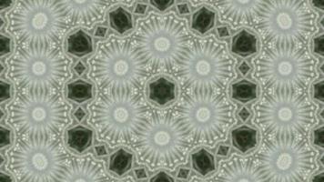 White kaleidoscopic abstract video