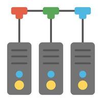 Shared Web Hosting vector