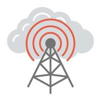 Cloud Computing Wifi vector