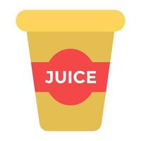 conceptos de jugo de moda vector