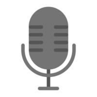 Trendy Microphone Concepts vector