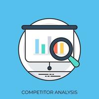 Competitive Analysis Concepts vector
