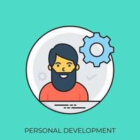 conceptos de desarrollo personal vector