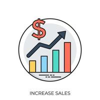 Increase Sales Concepts vector