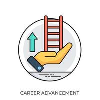 Career Advancement Concepts vector