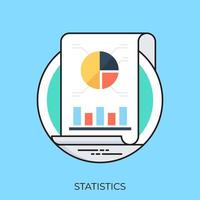 Trendy Statistics Concepts vector