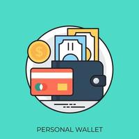 Personal Wallet Concepts vector