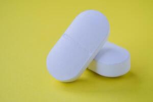 Healthy and medical pills, pharmacy pills photo