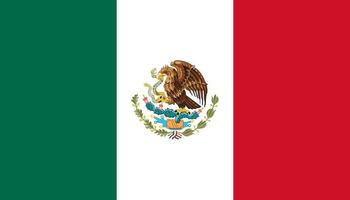 vector de la bandera de mexico