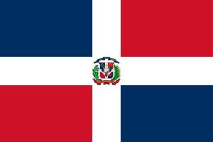 Dominican Republic Flag Vector