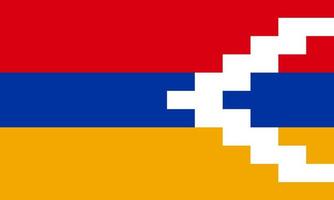 Artsakh Flag Vector