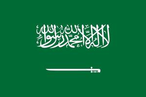 vector de bandera de arabia saudita