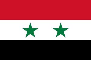 vector de bandera de siria