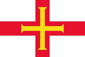 vector de bandera de guernsey