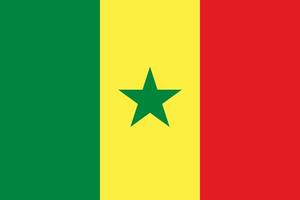 Senegal Flag Vector