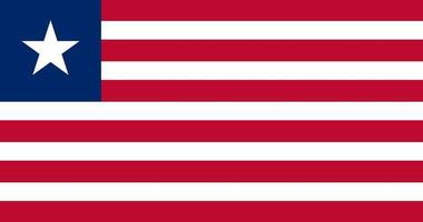 Liberia Flag Vector