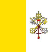 vector de bandera de la ciudad del vaticano