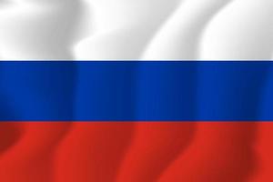ilustración de fondo de bandera nacional de rusia ondeando vector