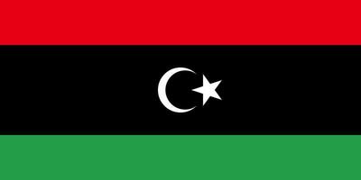 Libya Flag Vector