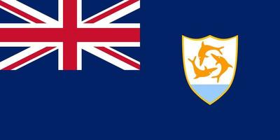 Anguilla Flag Vector