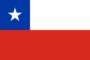 vector de bandera de chile