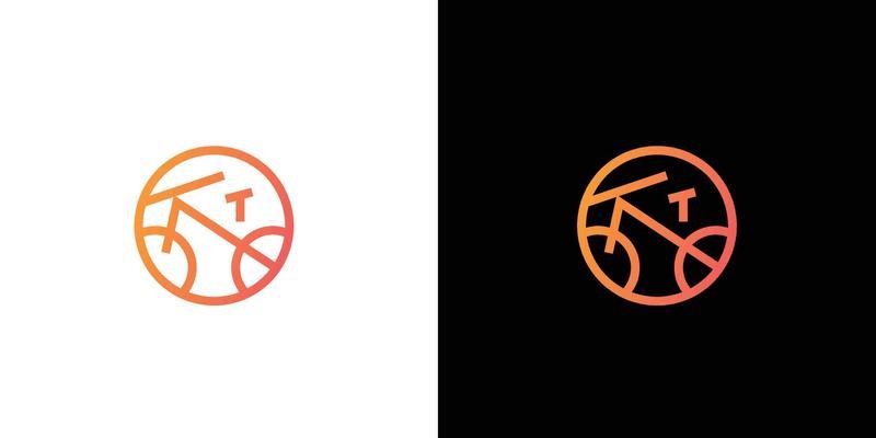 modern and professional bicycle logo design