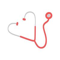 Stethoscope icon in trendy flat style. Stethoscope icon symbol for your web site design Stethoscope icon logo, app, UI. Vector illustration. Medical and health care logo.