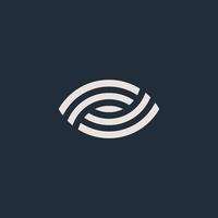 Eye Logo concept. Creative Line emblem design template. Symbol for Corporate Business Identity. Creative Vector graphic element