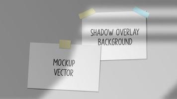 Gradient Shadow of Window Overlay Background with papers vector