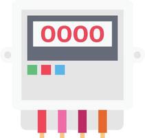 meter Vector illustration on a transparent background.  Premium quality symbols. Vector flat icon for concept and graphic design.