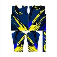 Imagen de vector de plantilla de concepto de diseño de camiseta de patrón de jersey deportivo