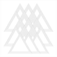 abstract triangle pattern vector