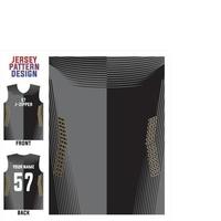 concepto abstracto vector plantilla de patrón de jersey para impresión o sublimación uniformes deportivos fútbol voleibol baloncesto deportes electrónicos ciclismo y pesca