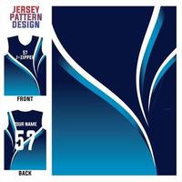 concepto abstracto vector plantilla de patrón de jersey para impresión o sublimación uniformes deportivos fútbol voleibol baloncesto deportes electrónicos ciclismo y pesca