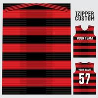 red and black stripe pattern .abstract concept vector jersey pattern template for printing or sublimation sports uniforms football volleyball basketball e-sports cycling and fishing