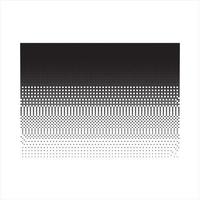 vector de diseño de punto de semitono blanco y negro simple