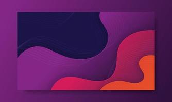 Abstract Colorful Fluid Wave Background vector