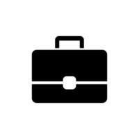 The suitcase silhouette vector