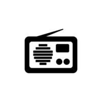 Radio Silhouette Illustration vector