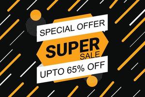 Special Offer Super Sale vector