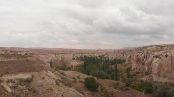 Cappadocia valley and landscape in summer video