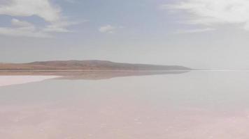 Panorama del lago Tuz en Turquía video