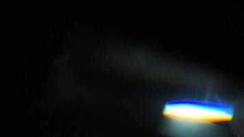 Kristall-Lichtleck-Overlay-Effekt video