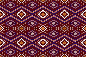 Beautiful geometric ethnic oriental art pattern traditional. Design for carpet,wallpaper,clothing,wrapping,batik,fabric,Vector illustration. Figure tribal embroidery style. vector